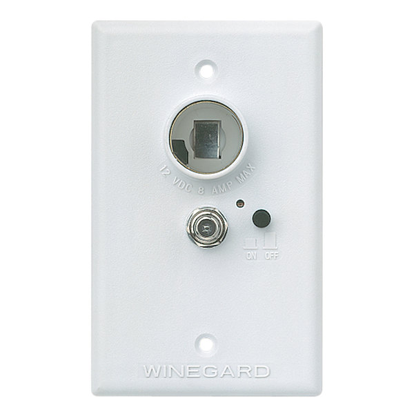 Winegard Winegard RV-7042 Wall Plate / Power Supply - White RV-7042